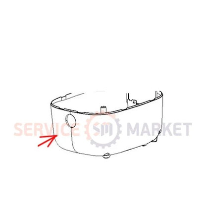 Bottom part of the body SS-996274 for Tefal multicooker