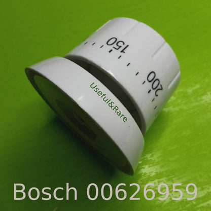 Oven Temperature Control Knob for Bosch Stove White