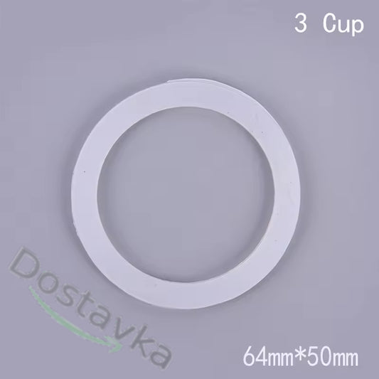 Moka/ DeLonghi coffee maker Spare heat-resistant sealing gasket (d64*50 h2.5)