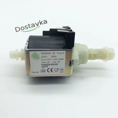 Solenoid pump for coffee espresso machine PHOENIX-40 PX40G TYPE-G AC230V 2.0Mpa PX40G230-ACB-001 46W