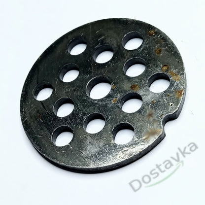 Food processor meat grinder mesh D54 mm cell 7 mm thickness 3.2 mm