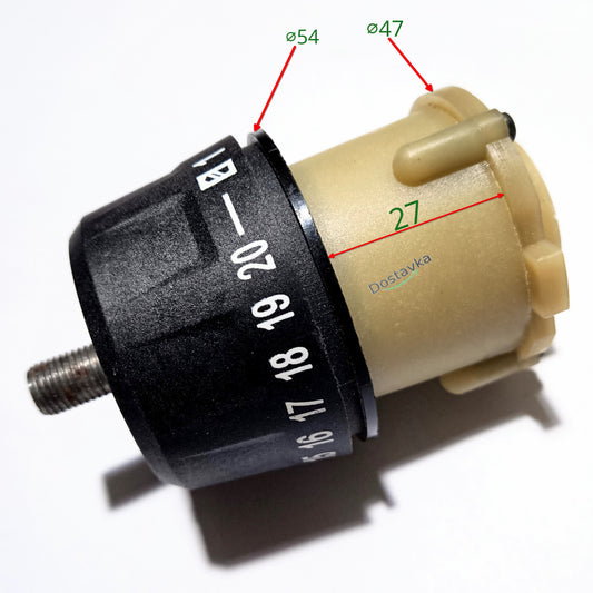 Mains electric screwdriver gearbox 27 mm 3 screws Ø47~48 mm