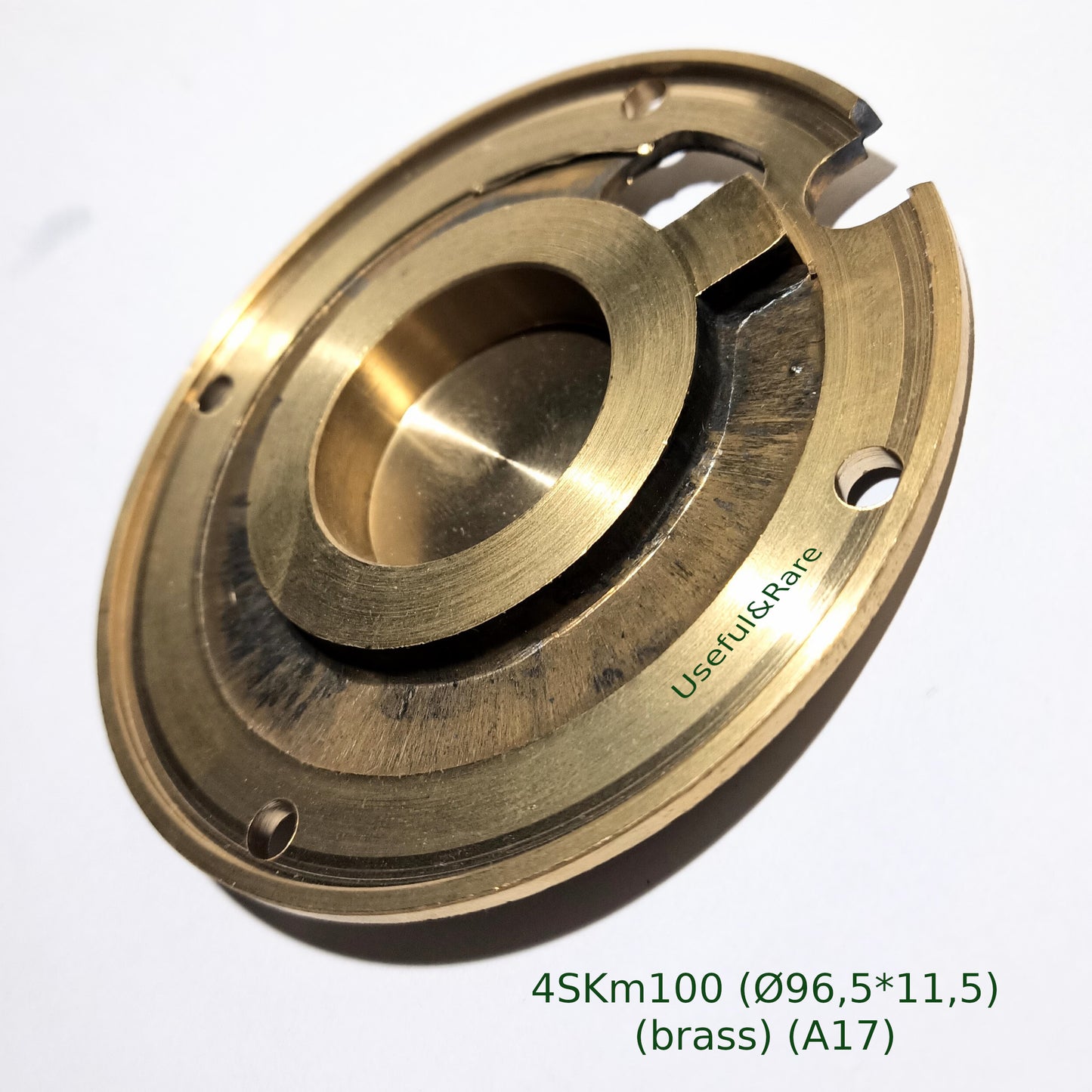 Flange of the upper working chamber of the pump NPO 4SKm100 (Ø96.5*11.5) (brass) (A17)