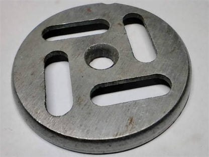 Concave grid d54*49-8 for the outlet of the auger of a meat grinder with a cell of 7*22 mm