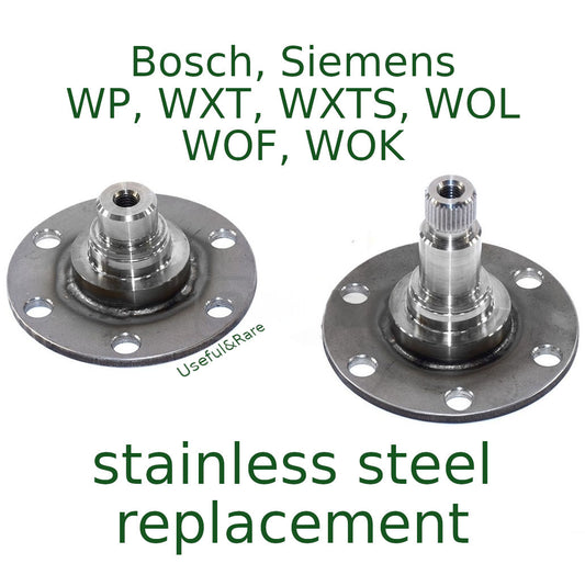 Bosch WP, WXT, WXTS, WOL, WOF, WOK washing machine stainless steel drum support flanges