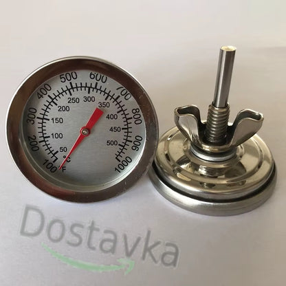 Metal Thermometer for Oven, Kitchen, Home, Grill, Smokehouse, BBQ, Baking (0-400/500℃ Sensor)
