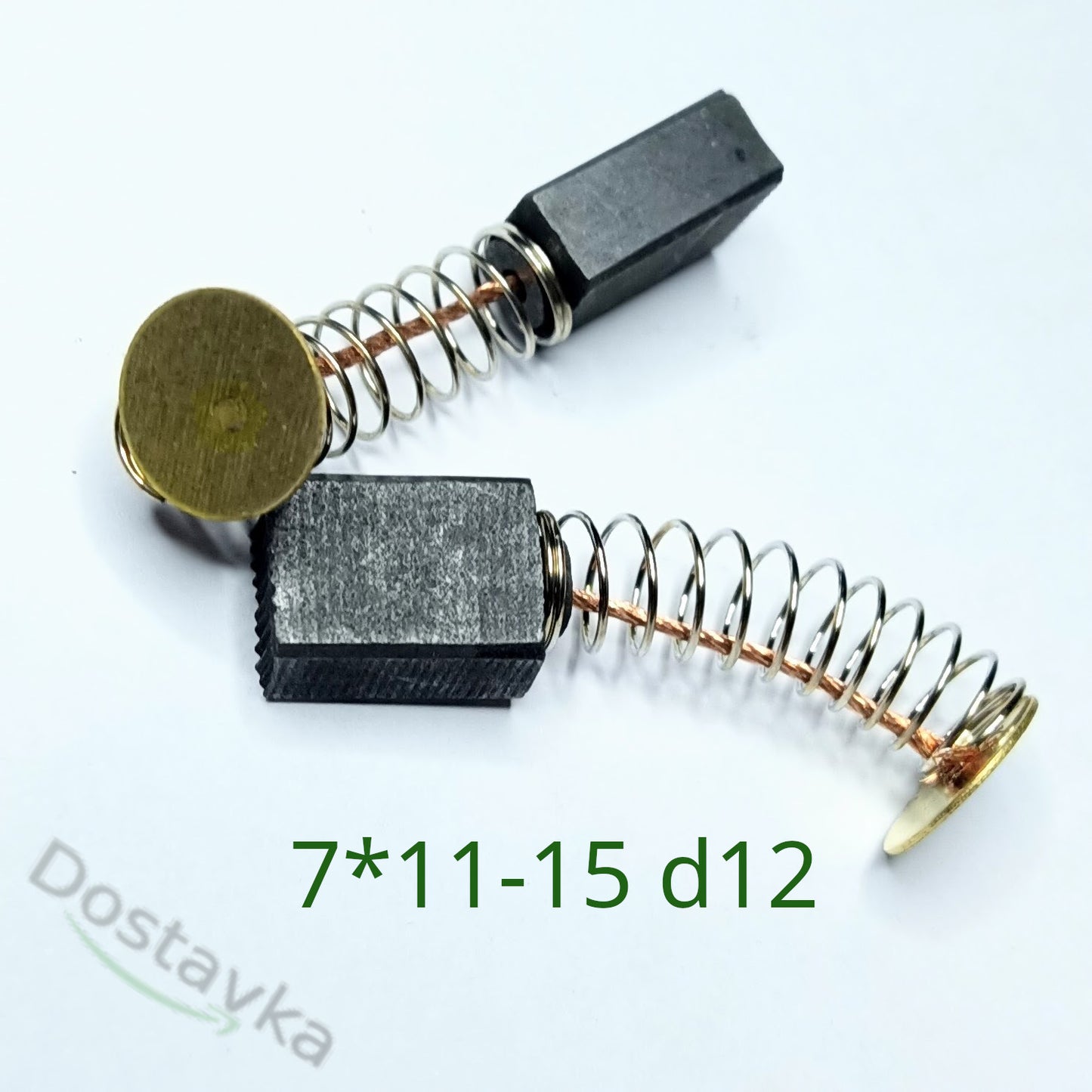 Commutator carbon brushes for 180-mm grinder 7*11-15 pin 12