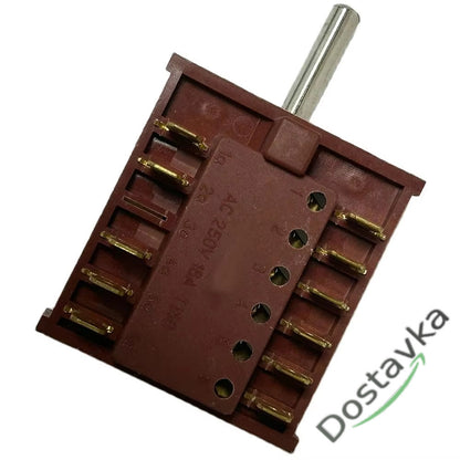 Oven 6+0 Heating Modes 11-Pin Rotary Selector Switch 16A T150 AC 
