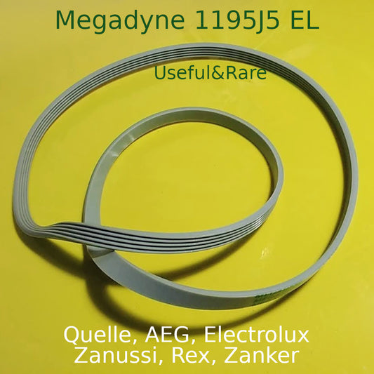 Belt 1195J5 EL Megadyne for washing machine