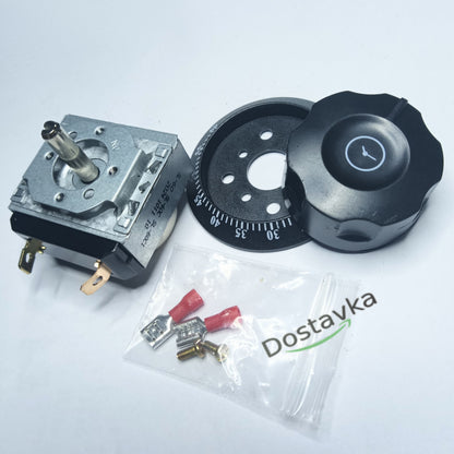 Electric furnaces 16A Timer 90 minutes rod h17 6*4.5 (with cut) 2pin