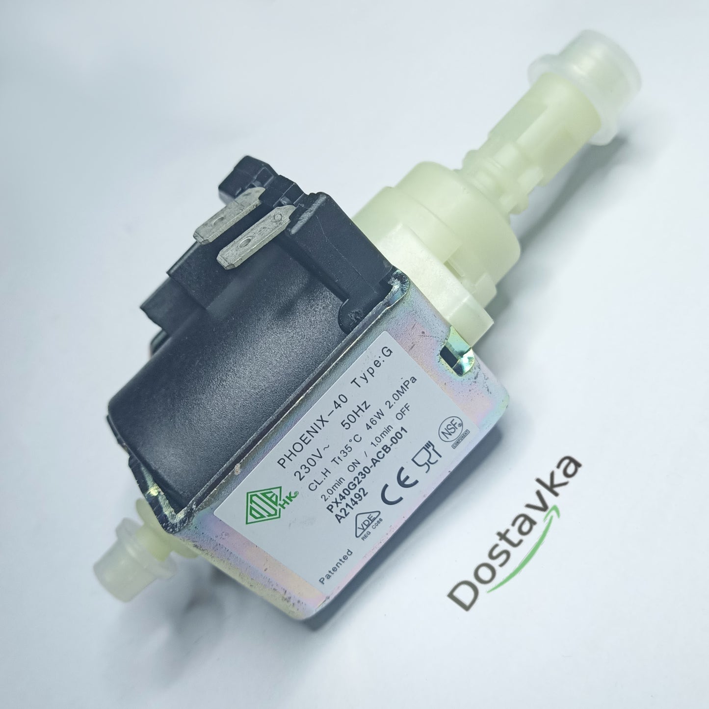 Solenoid pump for coffee espresso machine PHOENIX-40 PX40G TYPE-G AC230V 2.0Mpa PX40G230-ACB-001 46W