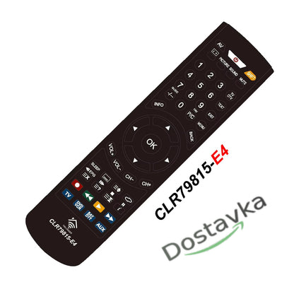 Programmable remote control CLR79815-E4 (4 in 1) for TV/ LCD/ LED/ DVD/ DVB-T2