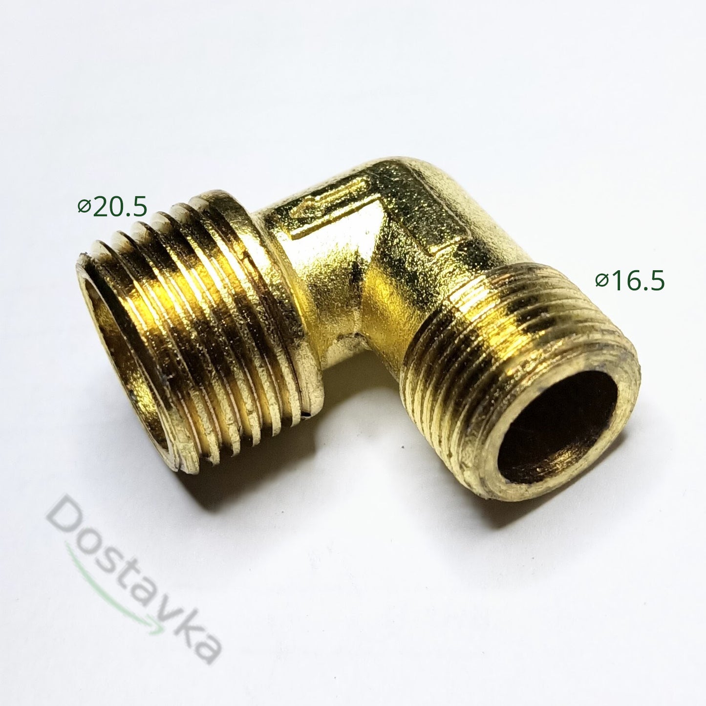 Air compressor connecting elbow 1/2" - 3/8" (20-16.5 mm)