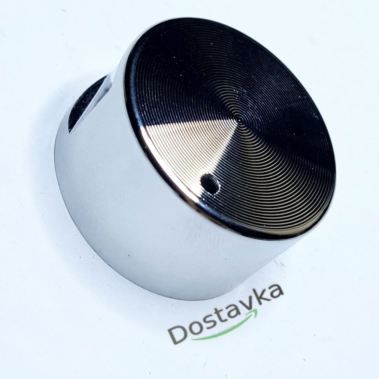Metal silver control knob for oven hob Hansa/ Gorenje 6 mm 4*6 d37 h19