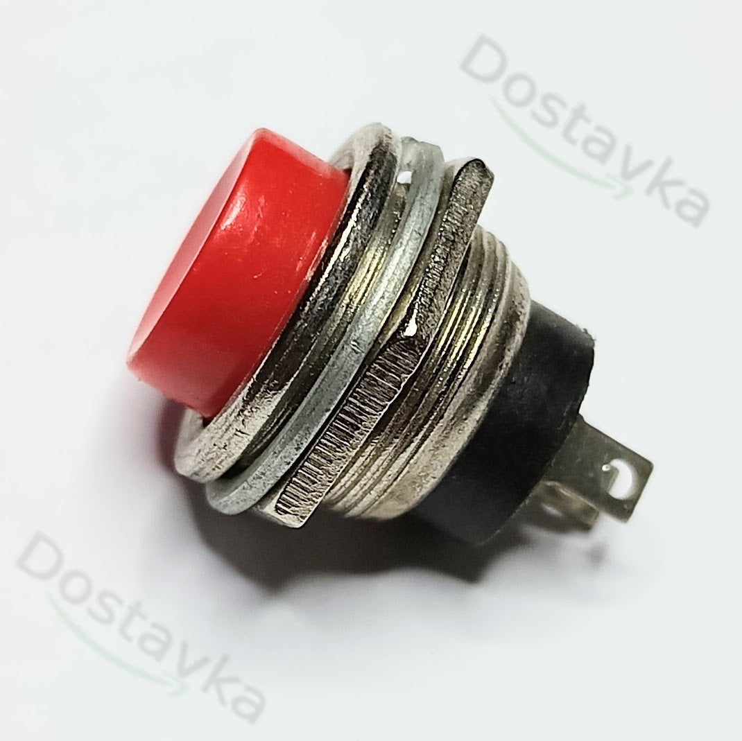 BOSH OFF-(ON) 3A 125V 16mm 2-Pin Momentary Push Button