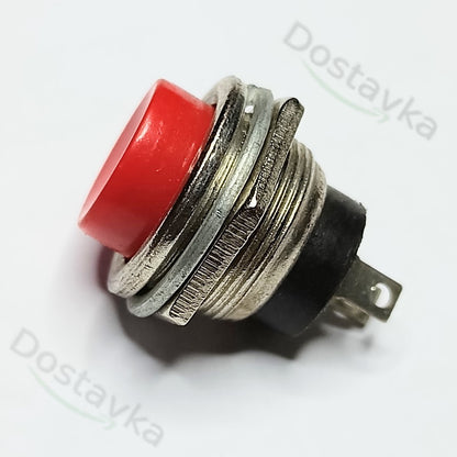 BOSH OFF-(ON) 3A 125V 16mm 2-Pin Momentary Push Button