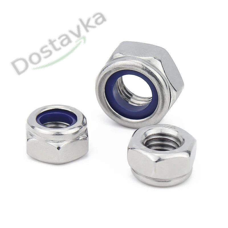 M4 M5 M6 M8 M10 M12 Stainless Steel Self-locking Nut with Left-Hand Thread