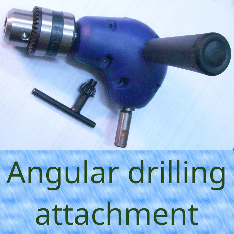 Electric Drill Right Angle Gearbox Attachment (10mm)