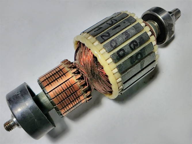 Якорь d39 L120 для пылесоса Sinbo