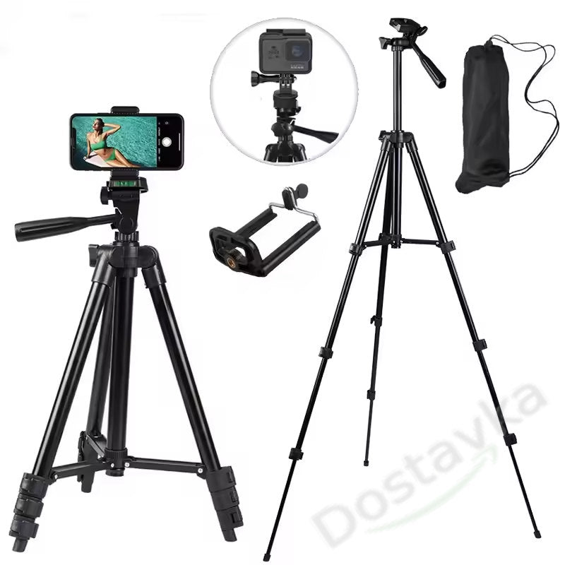 Universal Phone Camera Tripod 3120 (34-102cm, Bluetooth, Bag)