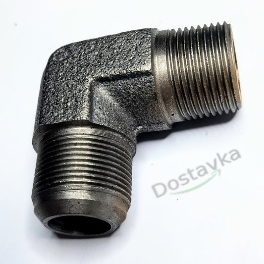 Compressor elbow nipple-to-nipple 26 mm (different thread pitch)