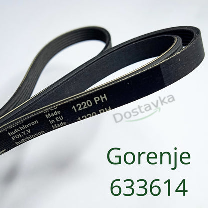 Belt 1220 H6 PH for washing machine Gorenje 633614