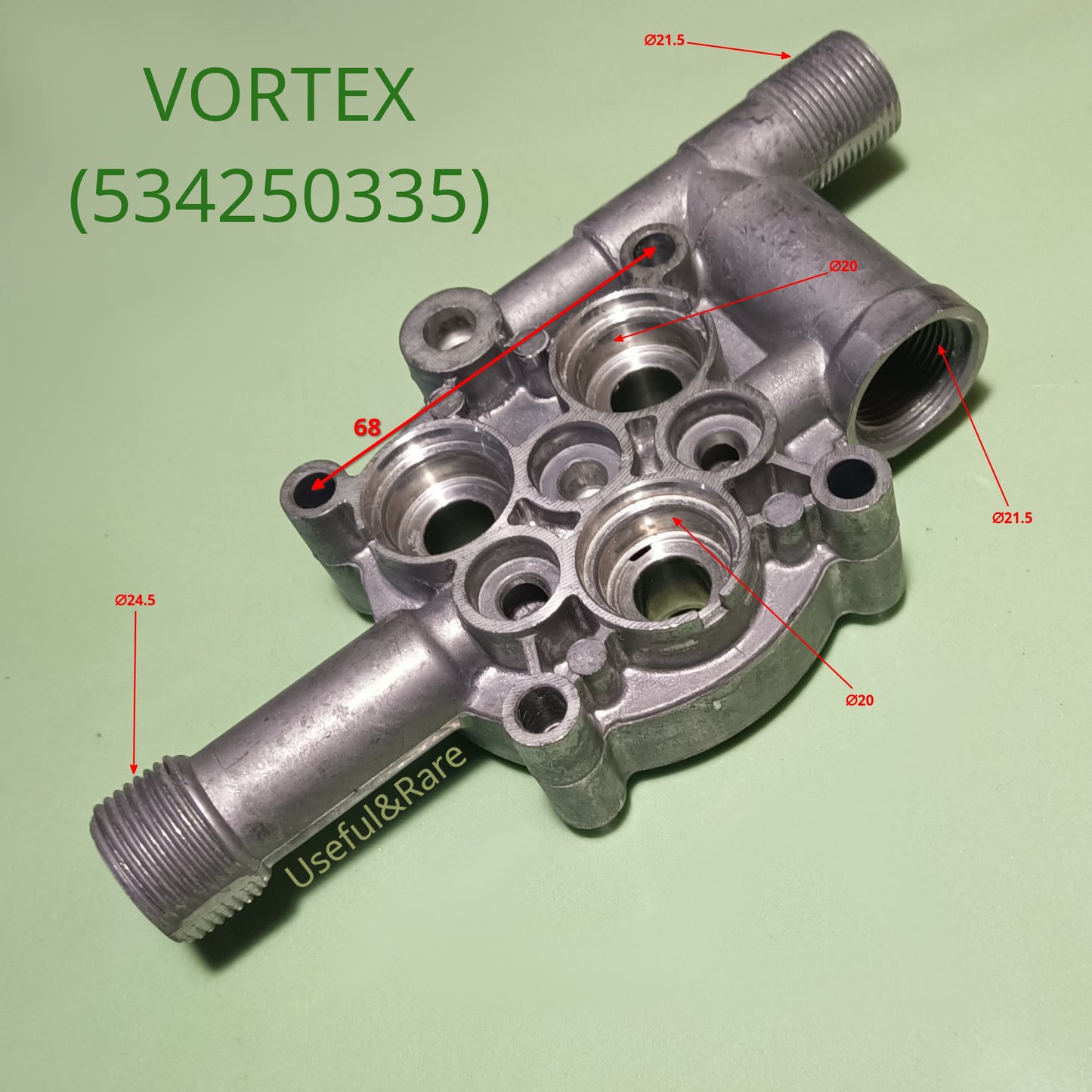 VORTEX Car Wash Plunger Assembly Housing (534250335)