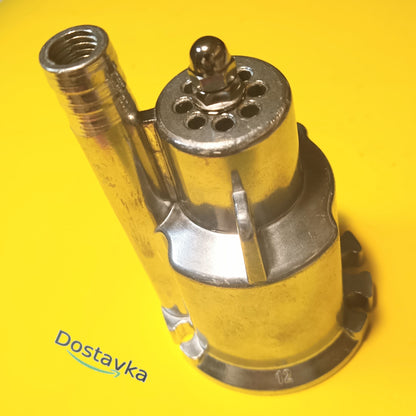 Pump chamber body of vibration pump Rudes VB50 (ф77*h121) (with groove) (for batch 2011) (silumin) (unpainted) (В11)