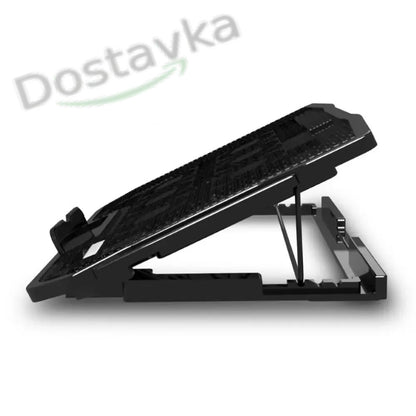 Laptop Cooling Pad with Cooler H9 (2 USB Ports + 6 Fans)