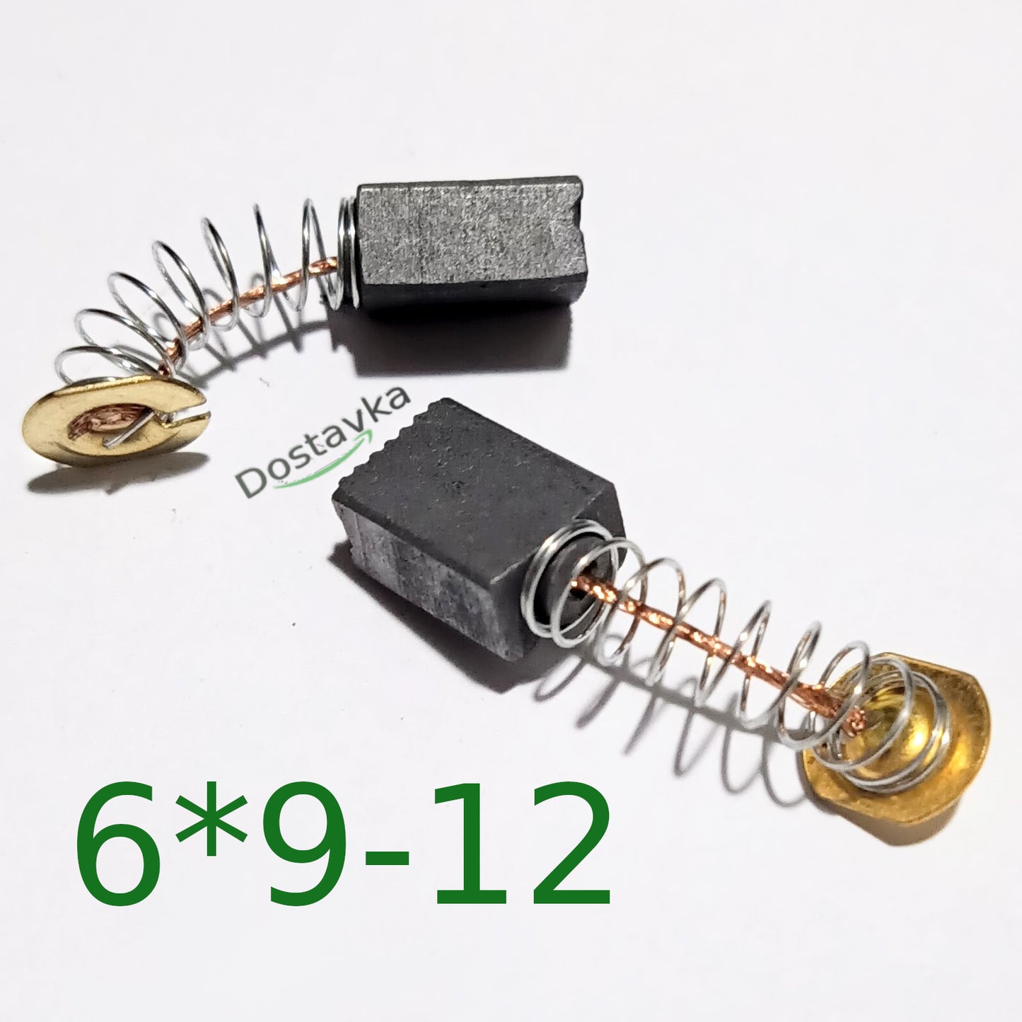 Engine (motor) carbon brushes 6*9-L12 pins cut heel 8*9