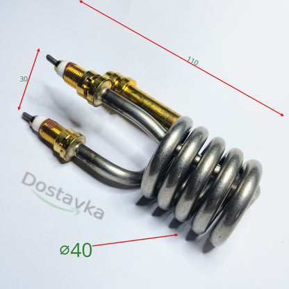 Instantaneous water heating element 3 kW external thread