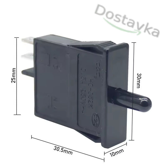 Push-button light switch (single_2C) ELTEK 100256 for Bosch refrigerator