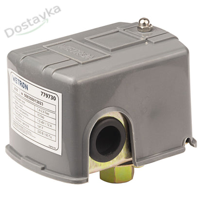 Pumping station pressure switch SK-2A (nut 1/4" F) (wires on the side)