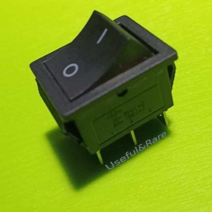 1-way push button trigger KCD-4 30*25 15A 250V 6 contacts