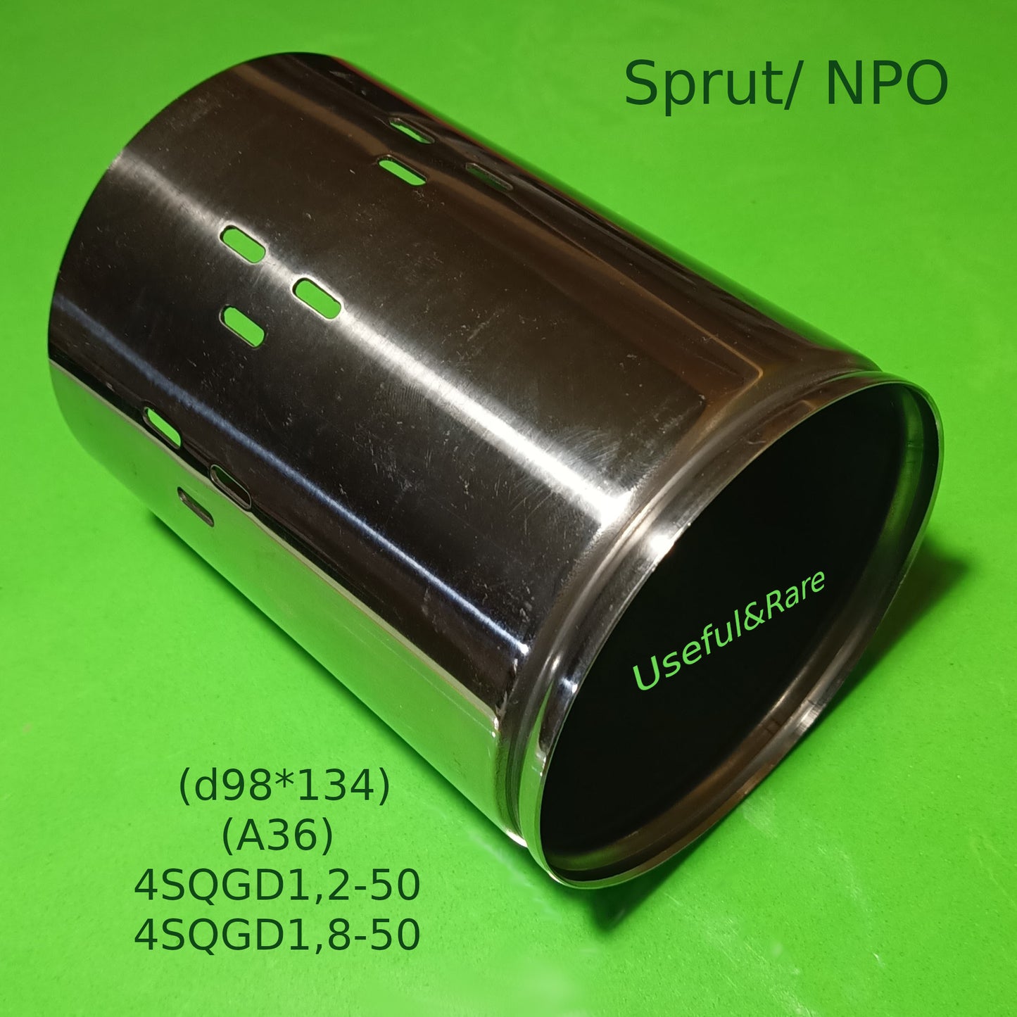 Pump chamber casing for borehole pump Sprut/ NPO 4SQGD1.2-50/1.8-50 (ф98*134) (stainless steel) (А36)