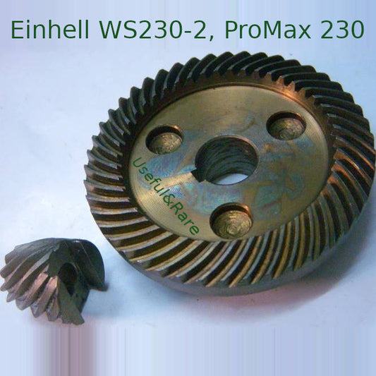 Einhell 230-disc angle grinder gears pair d65*14 h18*d8 w10