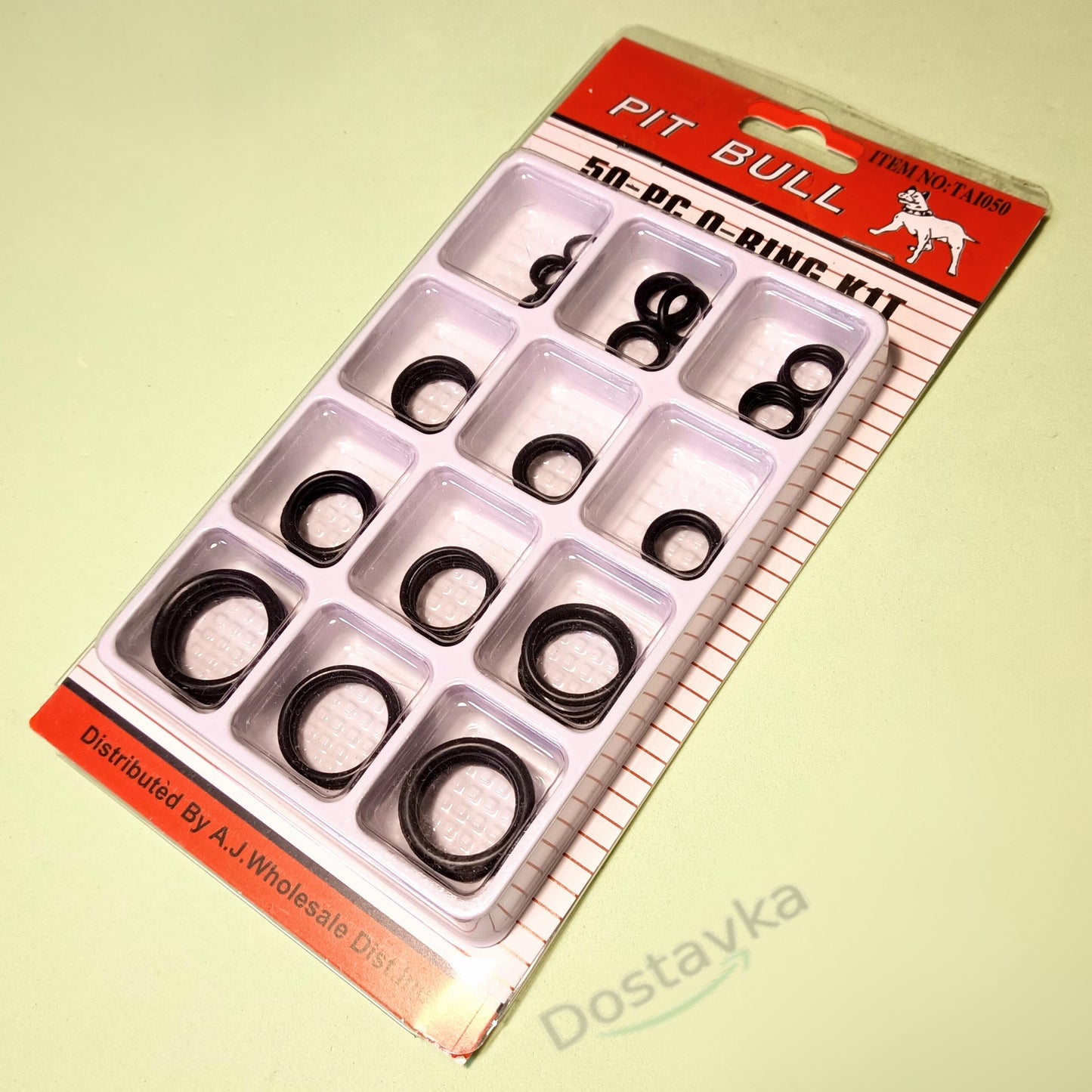 50 different sealing rings Set (6-19 mm)