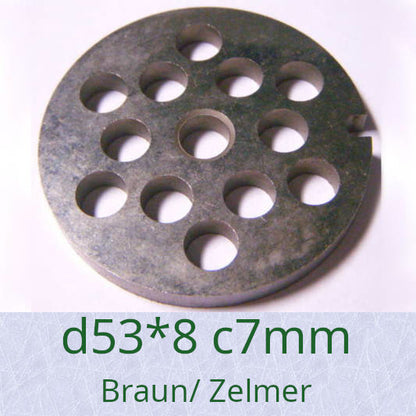 Braun Zelmer Meat Grinder Screen (53*8, c7)
