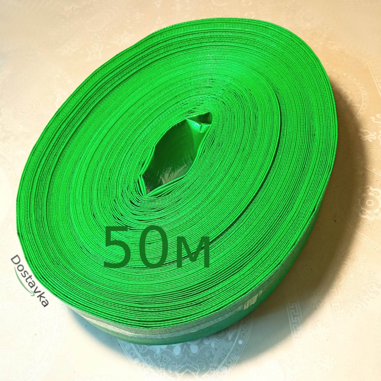 Hose for fecal drainage pump 50 meters long green