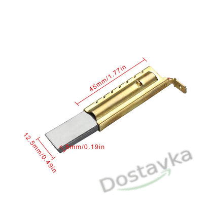 Set of brushes 5*12.5*34 with brass holders for washing machine