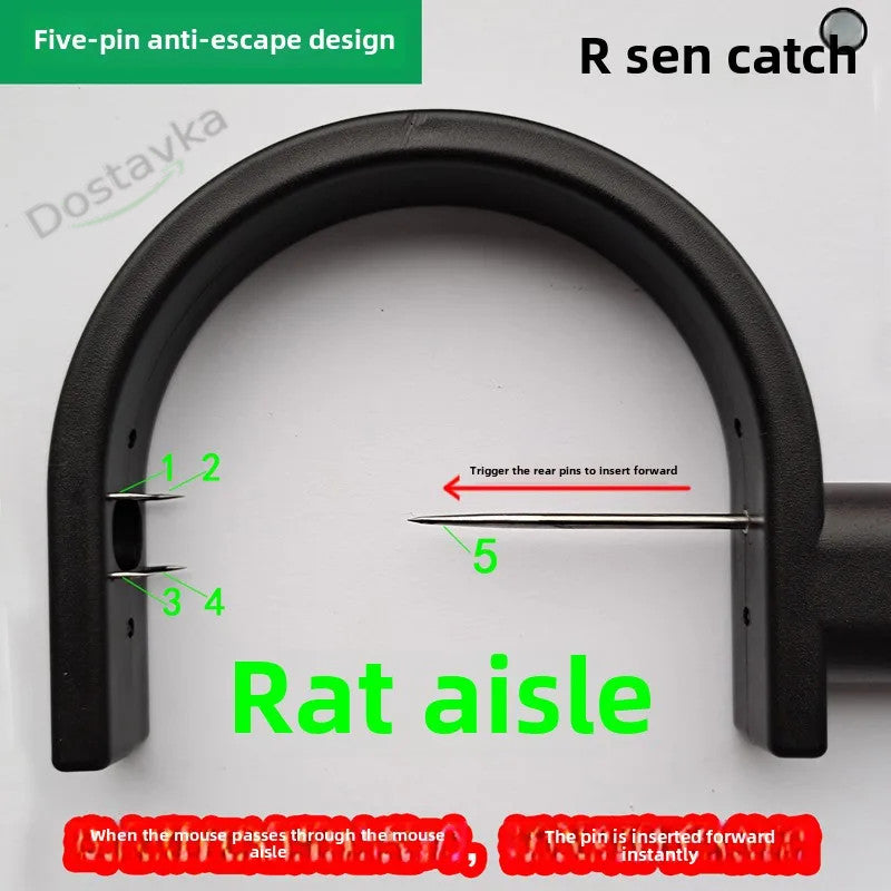 Automatic rat trap with infrared sensor