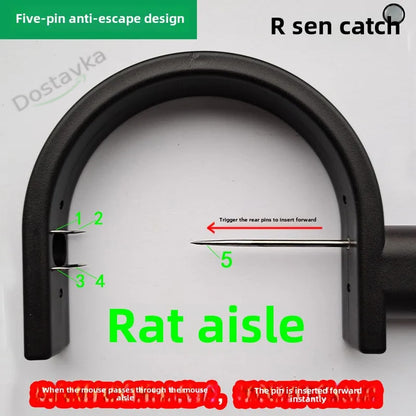 Automatic rat trap with infrared sensor