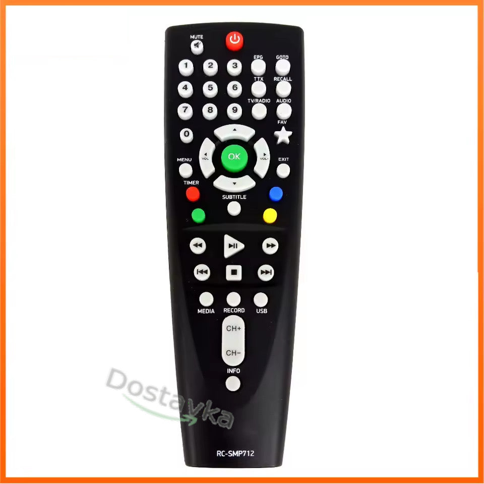 Remote control for DVB-T2 RC-SMP712 BBK