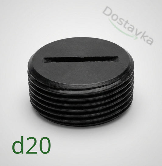 Electric motor housing brushes Plug D20 mm 