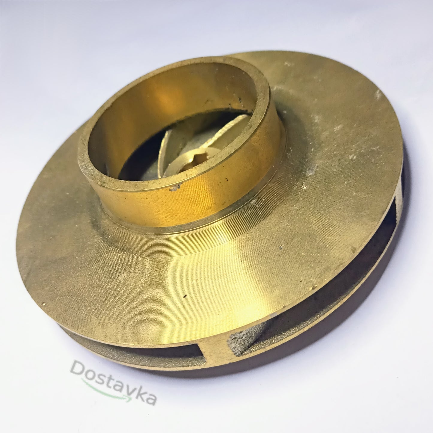 NPO DTm 20 water pump impeller wheel (Ø14*Ø128*10.8*Ø61*14*49) (type 2/1) (brass) (A32)