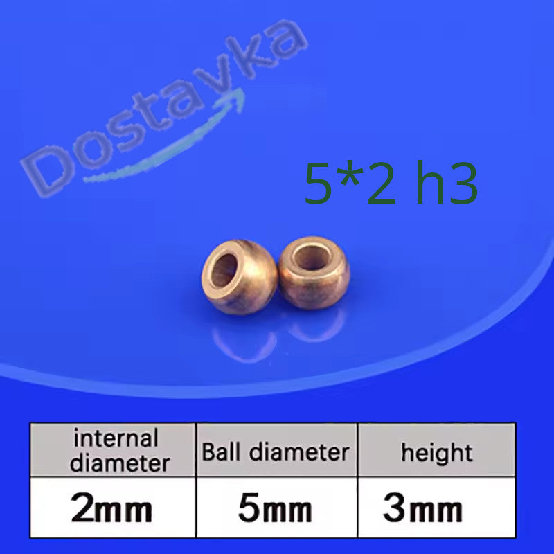 Сферическая медно-графитовая втулка подшипник скольжения масляная
