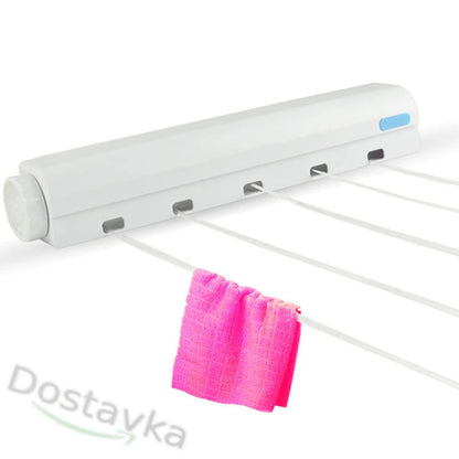 Выдвижная настенная сушилка вешалка для белья для сушки одежды