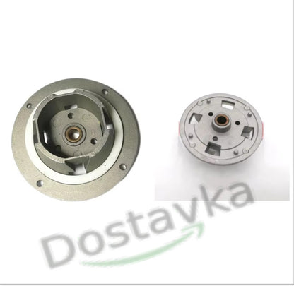 Support flange coupling drive shaft bread maker container