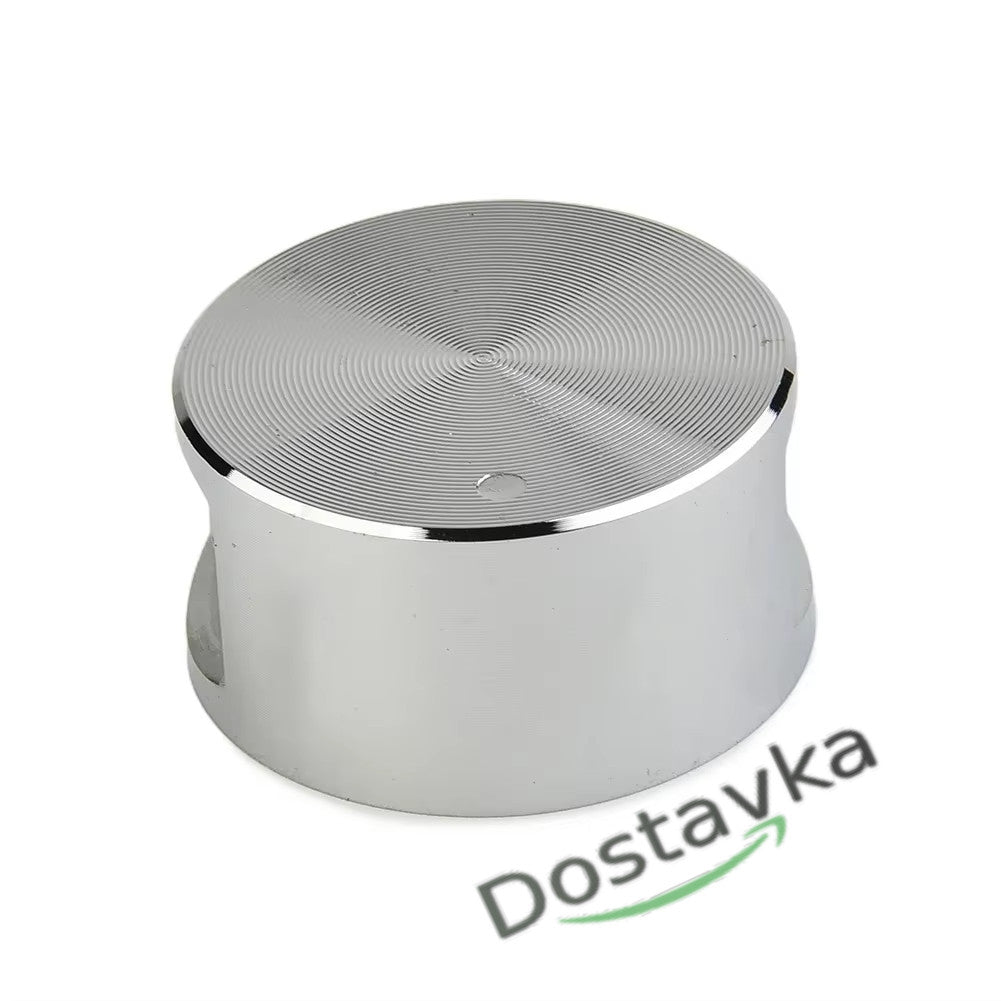 Metal silver control knob for oven hob Hansa/ Gorenje 6 mm 4*6 d37 h19