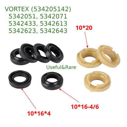 VORTEX car washer plunger Repair kit (534205142) 5342051, 5342071, 5342433, 5342613, 5342623, 5342643 (10*16-4)